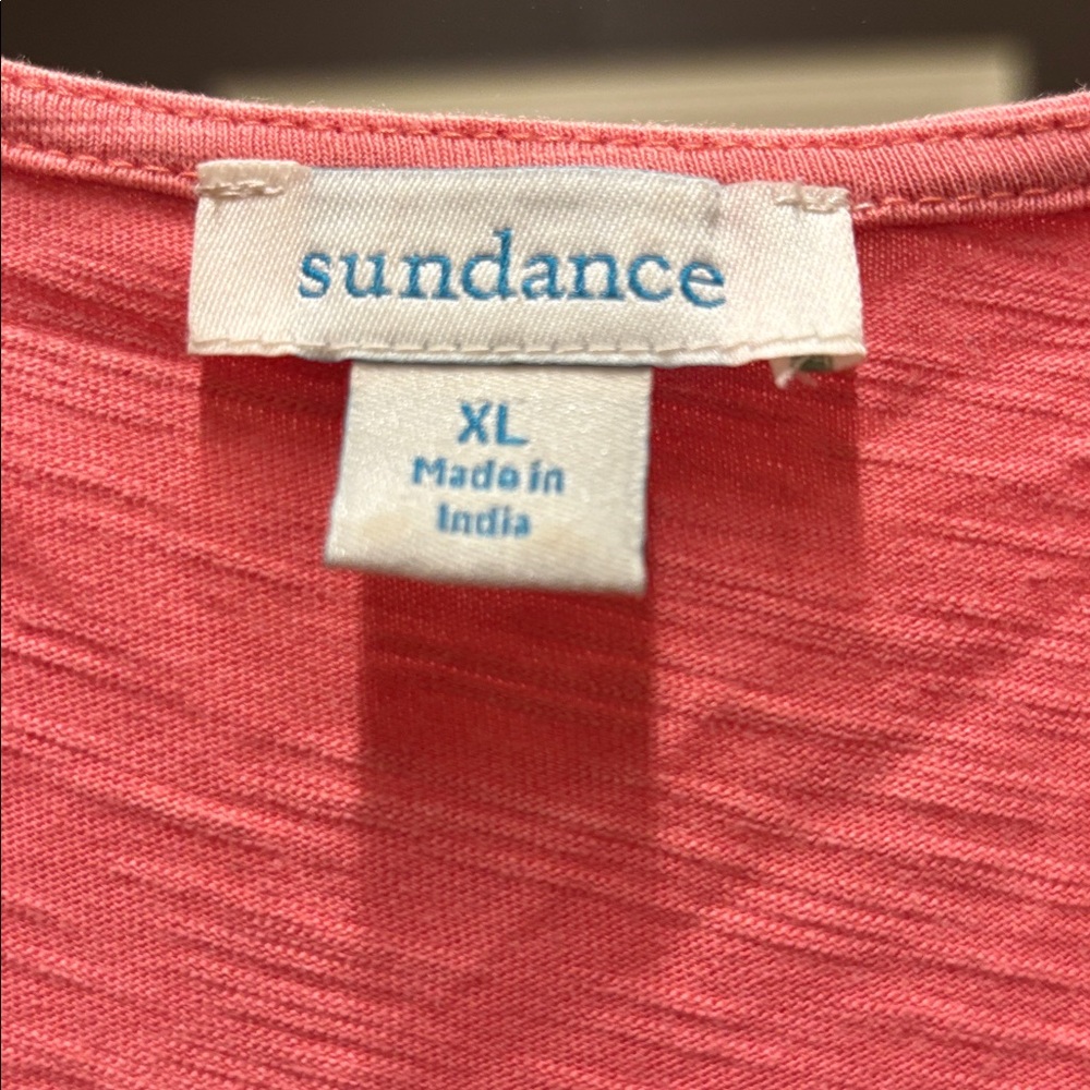 Sundance Coral Embroidered Long Sleeve Top - Picture 3 of 6
